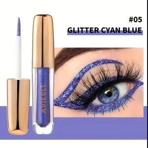 AVIERLL Eyeliner Glitter Cyan Blue #05